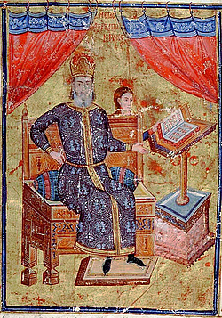 Alexios Apokaukos, Cod. graecus 2144, Paris Bibliothèque nationale de France ([Public domain], via Wikimedia Commons)